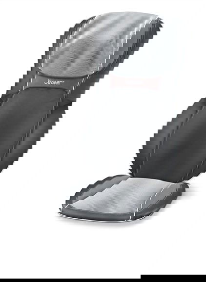 Beurer MG-295 Funda Asiento Masaje Shiatsu 3D con Calor y Luz Color Negro