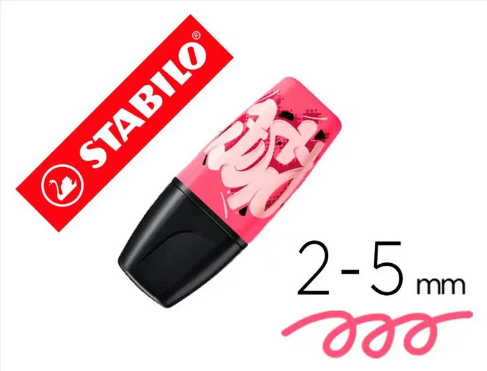 Stabilo Boss Mini Fluorescente Rosa by Snooze One Caja de 10 Unidades Stabilo Boss Mini Fluorescente Rosa by Snooze One Caja de 10 Unidades