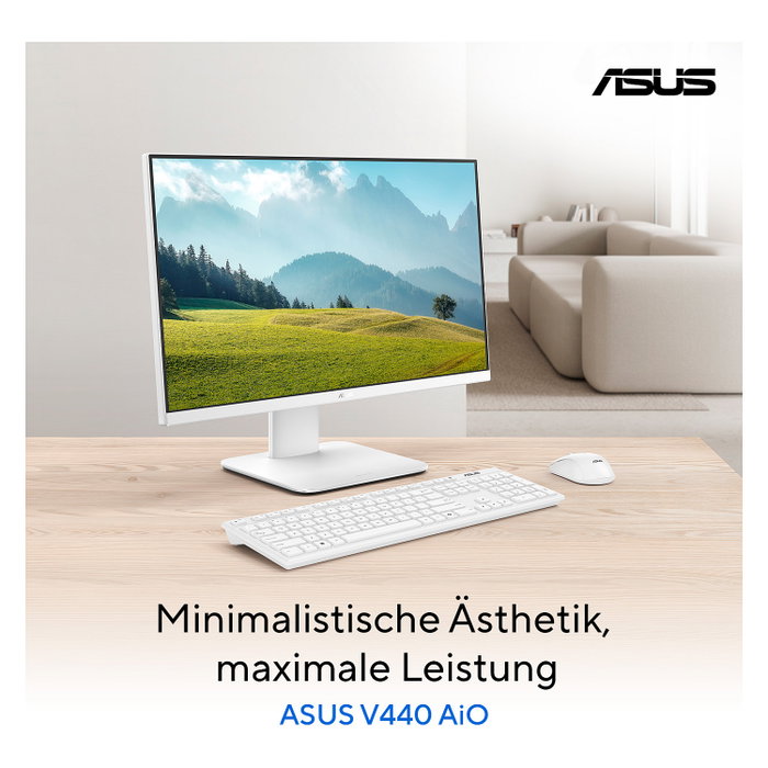ASUS ExpertCenter P4 V440VAK-BPC270W PC Todo en Uno 23.8" Full HD, Intel Core i5-13420H, 8GB RAM, 512GB SSD, Wi-Fi 6E, Windows 11 Home, Negro