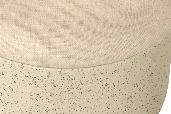 DKD Home Decor Reposapiés Blanco con Tapa