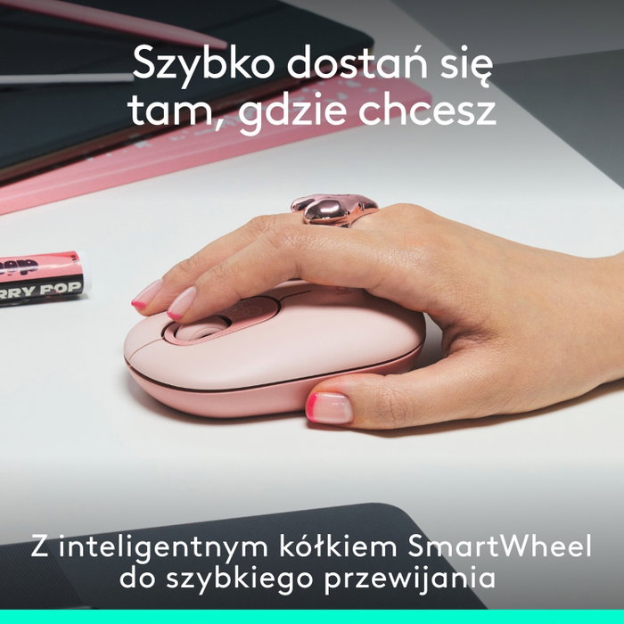 Logitech POP Mouse Rosa