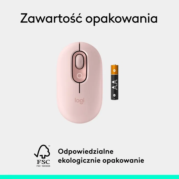 Logitech POP Mouse Rosa