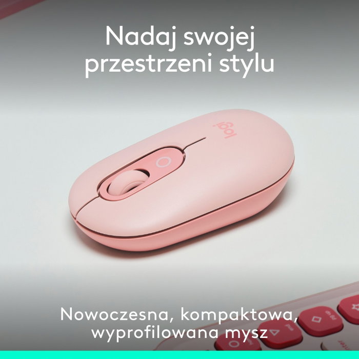 Logitech POP Mouse Rosa