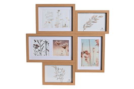 DKD Home Decor Marco Multifoto MDF Cristal 40,5x2x39 5 Fotos
