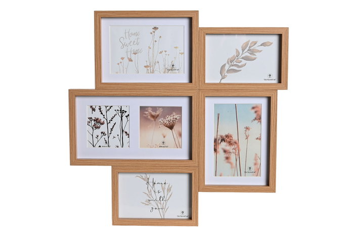 DKD Home Decor Marco Multifoto MDF Cristal 40,5x2x39 5 Fotos DKD Home Decor Marco Multifoto MDF Cristal 40,5x2x39 5 Fotos