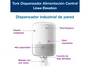 Tork Dispensador de Papel en Rollo Alimentación Central Elevation Blanco
