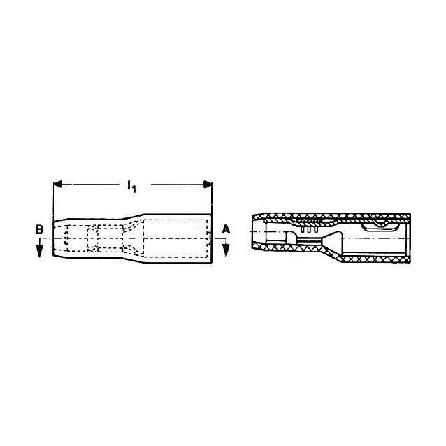 Gustav Klauke GmbH KLAU Rundsteckhlse rot 920 rojo 0,5-1mm²