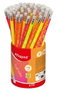 Maped Lápices de Grafito Neon HB con Goma, Bote de 72 unidades