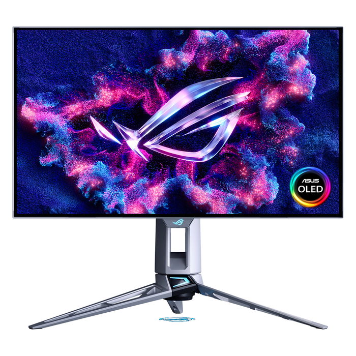 ASUS ROG Swift PG27AQWP-W Monitor Gaming OLED 27" 2560x1440 QHD 540 Hz 0.02 ms G-SYNC Compatible FreeSync Premium Pro HDR 500 Plata ASUS ROG Swift PG27AQWP-W Monitor Gaming OLED 27" 2560x1440 QHD 540 Hz 0.02 ms G-SYNC Compatible FreeSync Premium Pro HDR 500 Plata