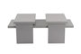 Nordure Sanctuary Mesa de Café Juego 2 Piezas Color Gris