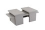 Nordure Sanctuary Mesa de Café Juego 2 Piezas Color Gris