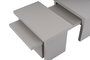 Nordure Sanctuary Mesa de Café Juego 2 Piezas Color Gris