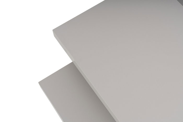 Nordure Sanctuary Mesa de Café Juego 2 Piezas Color Gris