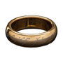 Weta Workshop Anillo Único de El Señor de los Anillos en tungsteno bañado en oro, Talla 08