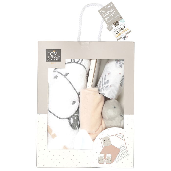 Tom et Zoe Nacimiento Hippo 4 Piezas Polyester