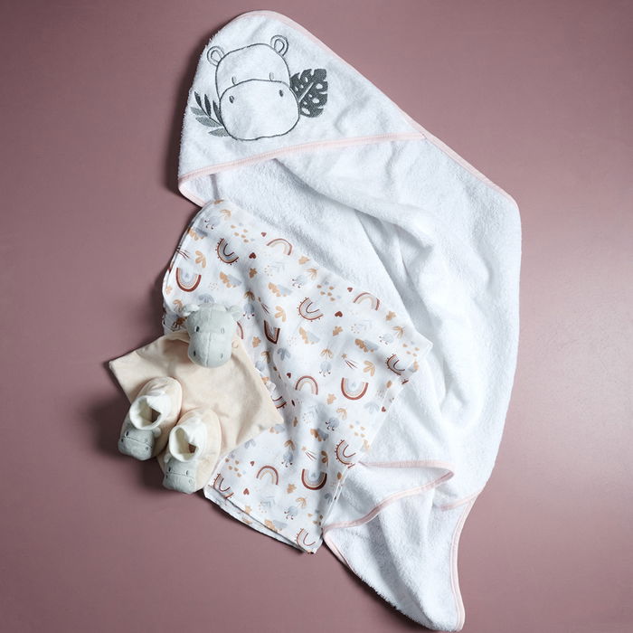 Tom et Zoe Nacimiento Hippo 4 Piezas Polyester