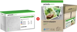 Prindo Green Value Pack Negro, Cian, Magenta y Amarillo