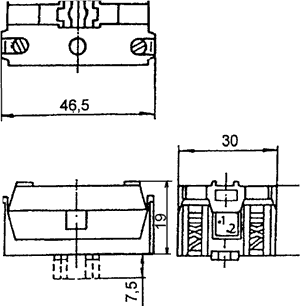 PROMET Bloques de Contactos NEF30 30mm NA x2 PROMET Bloques de Contactos NEF30 30mm NA x2