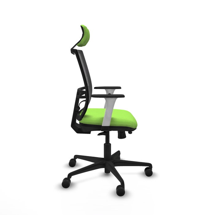 PIQUERAS Y CRESPO Silla de oficina Yunquera Pistacho/Negro con Mecanismo Sincro/Traslack PIQUERAS Y CRESPO Silla de oficina Yunquera Pistacho/Negro con Mecanismo Sincro/Traslack
