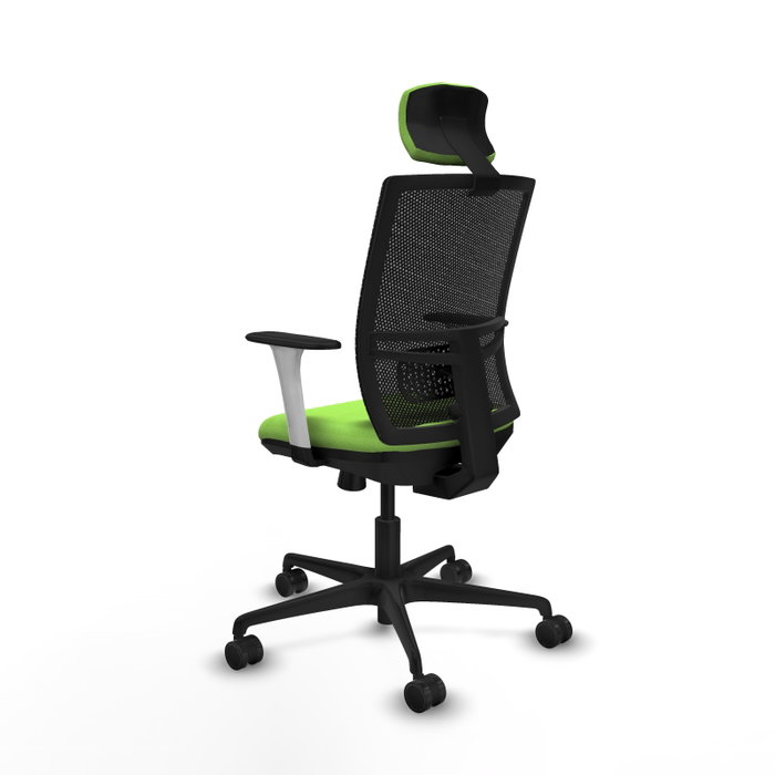 PIQUERAS Y CRESPO Silla de oficina Yunquera Pistacho/Negro con Mecanismo Sincro/Traslack PIQUERAS Y CRESPO Silla de oficina Yunquera Pistacho/Negro con Mecanismo Sincro/Traslack