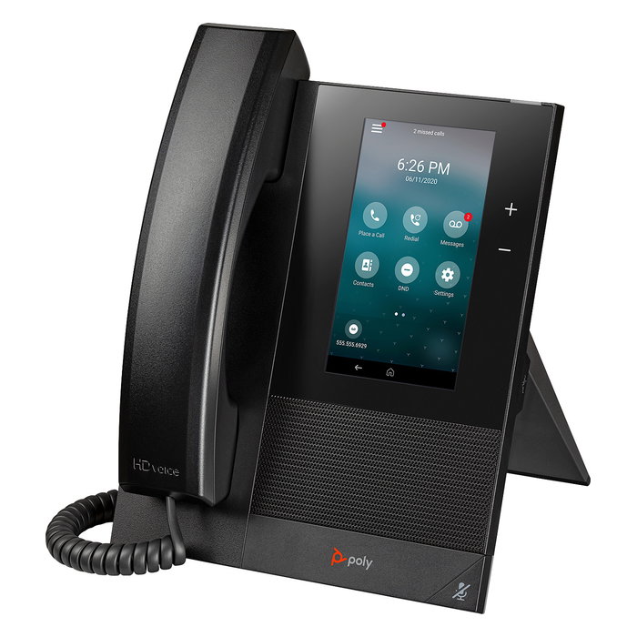 HP Poly CCX 400 Teléfono IP Multimedia con SIP Abierto y PoE