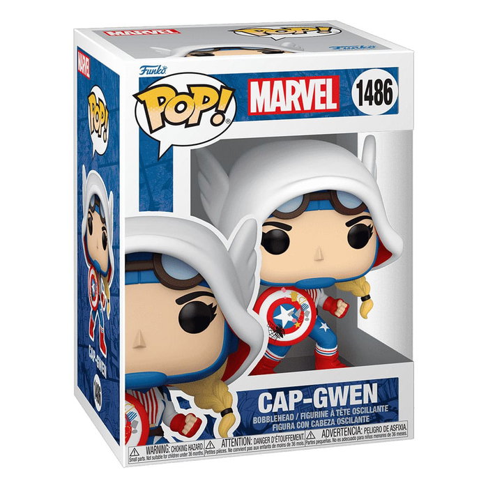Funko Marvel POP! Vinyl Figura Cap-Gwen Funko Marvel POP! Vinyl Figura Cap-Gwen