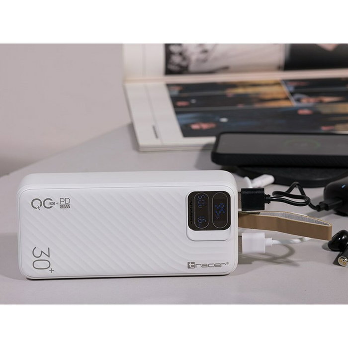 Tracer Blaze 30000 mAh 65W BK blanco