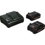 Metabo HS 18 LTX 55 V Cortasetos Inalámbrico con 2 Baterías de 18 V