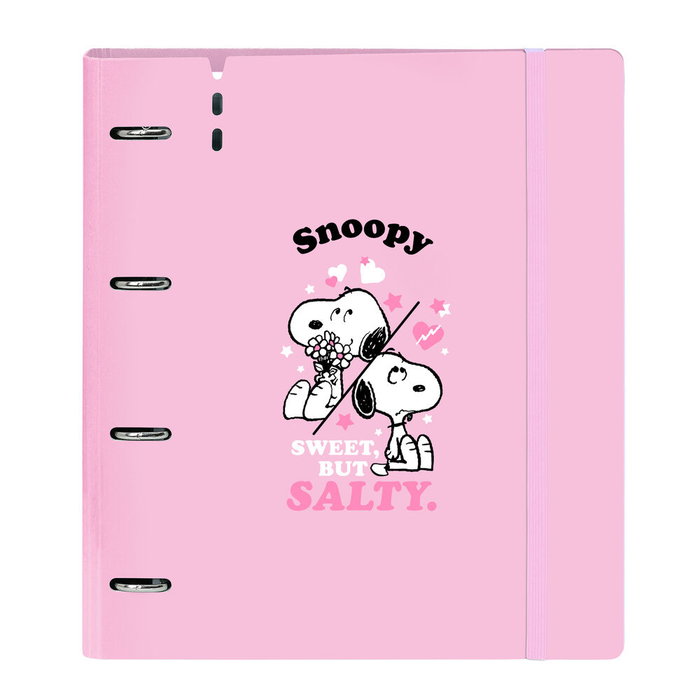 Safta Carpeta de Anillas Snoopy A4 con Recambio de Hojas