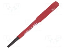 WIHA Punta de destornillador aislada plana 2,5x0,4mm 75mm