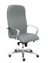 PIQUERAS Y CRESPO Sillón Caudete Gris con Mecanismo Basculante y Base de Aluminio