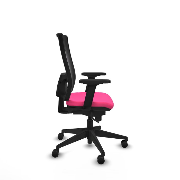PIQUERAS Y CRESPO Silla de oficina Horna Rosa y Negro