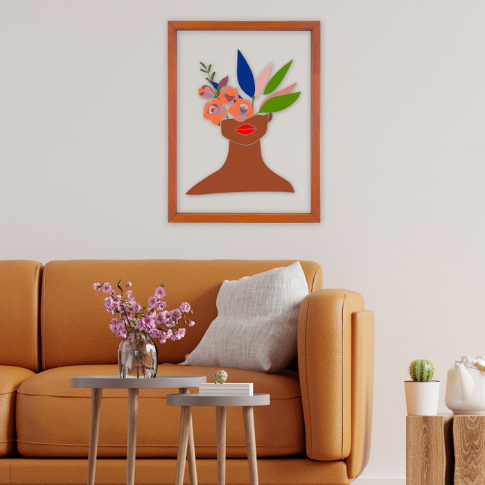 Wallity CAM1853286106 Cuadro Decorativo Enmarcado de Cristal y Madera 32 x 42 cm Wallity CAM1853286106 Cuadro Decorativo Enmarcado de Cristal y Madera 32 x 42 cm