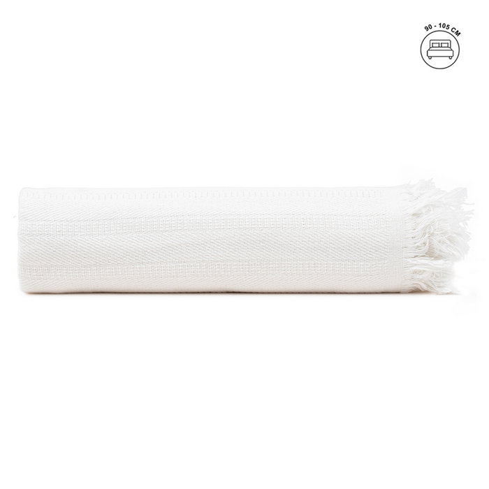 Colcha Blanco Algodón Textil/Hogar 200 X 260 cm Colcha Blanco Algodón Textil/Hogar 200 X 260 cm