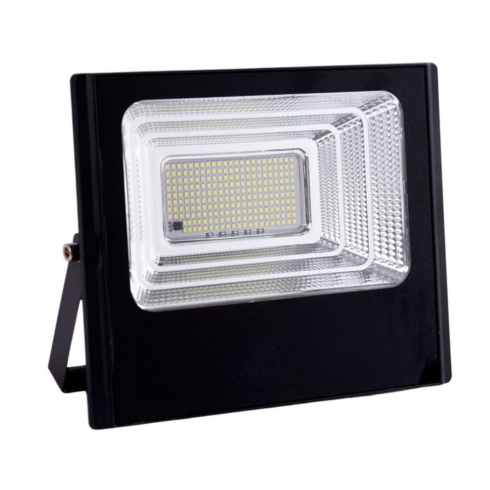 HO Proyector Solar LED 100W 6500K con Panel 6V/12W y Batería Litio 3.2V/8000mAh - HO-SOLARFL-100W-01