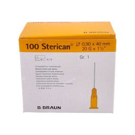 B. Braun Agujas Sterican 20G 0,9x40 mm Amarilla 100 Unidades