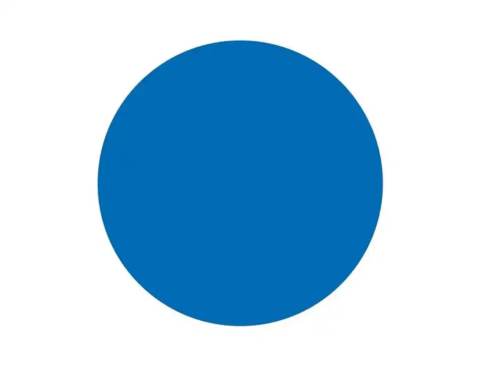 Liderpapel Gomets Autoadhesivos Círculos 10,5 mm Azul Rollo de 6000 Unidades en Caja de Cartón