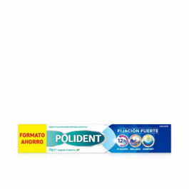 Polident Crema Fijadora para Prótesis Dentales Fijación Fuerte sabor Menta 77 g