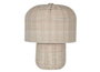 DKD Home Decor Lámpara de Sobremesa de Ratán Beige 25x25x41 cm