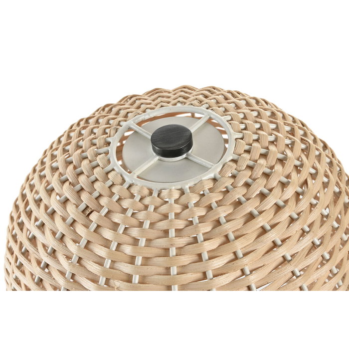 DKD Home Decor Lámpara de Sobremesa de Ratán Beige 25x25x41 cm DKD Home Decor Lámpara de Sobremesa de Ratán Beige 25x25x41 cm