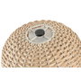 DKD Home Decor Lámpara de Sobremesa de Ratán Beige 25x25x41 cm