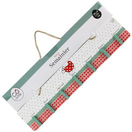 Totally Addict Memo Semanal Cocotte 39x8x0,6 cm Gallina