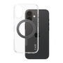 PanzerGlass CARE Case Feature Black Kickstand MagSAFE iPhone 16, Negro - Funda con soporte y MagSafe