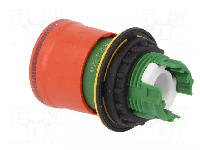 EATON ELECTRIC Interruptor de Emergencia M22-LED Rojo 22mm