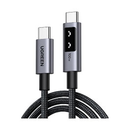 UGREEN Cable USB-C a USB-C Uno L509 100W 1m Negro