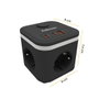 Fellowes Cubo Multienchufe Blanco con 3 Tomas, 1 USB-A y 2 USB-C