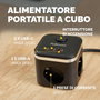Fellowes Cubo Multienchufe Blanco con 3 Tomas, 1 USB-A y 2 USB-C