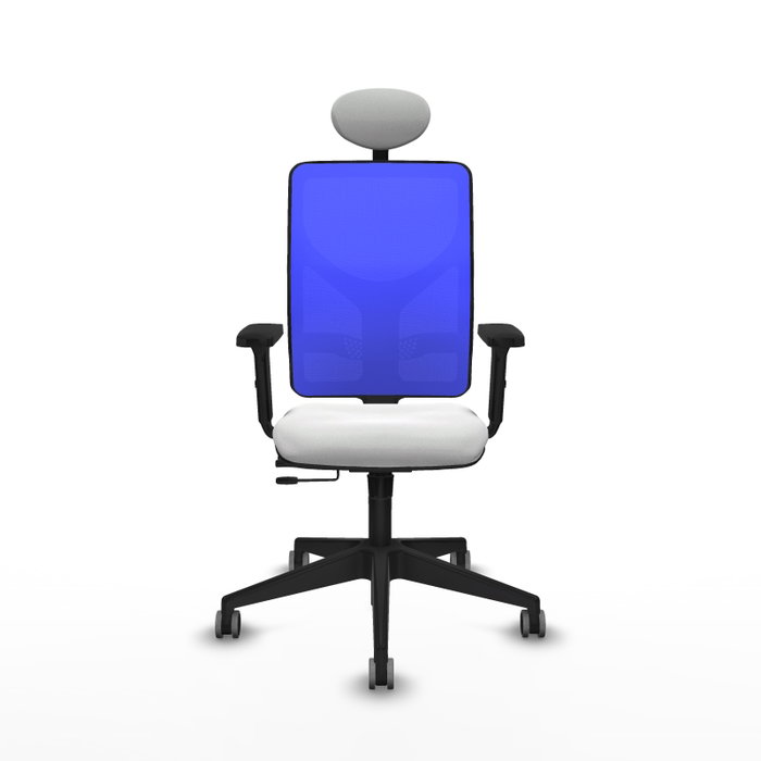 PIQUERAS Y CRESPO Silla de oficina Motilla con mecanismo Sincro/Traslack, Azul y Blanco PIQUERAS Y CRESPO Silla de oficina Motilla con mecanismo Sincro/Traslack, Azul y Blanco