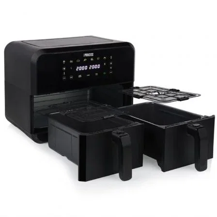 Princess Freidora por Aire Double Basket 182068 | Doble Cesta, Sin Aceite, 8L, 2400W