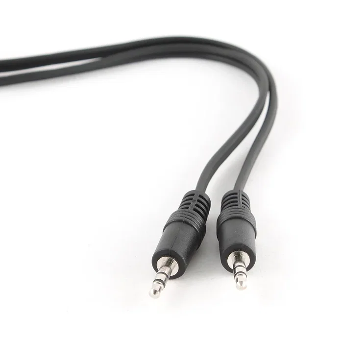 Gembird Cable de Audio CCA-404, 3.5mm Macho a 3.5mm Macho, 1.2 Metros, Negro, para Conectar Dispositivos de Audio Portátiles